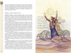 A barefoot woman with flowing hair dances on swirling ground before trees and a spiral sun. Text reads: “As You Feel, So You Heal—find self-acceptance through writing.” Schiffer Publishing, Ltd.