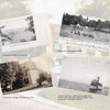 Steamboat Days on the Chesapeake" by Schiffer Publishing, Ltd. features a collage of four vintage black and white Chesapeake Bay postcards—wharf, lakeside scene, Tolchester Beach cottage, and steamboat—over a faded background with handwritten labels.