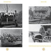 A vintage photo collage from "The Outlaw Gunner" by Schiffer Publishing, Ltd. showcases Chesapeake Bay hunting history: hunters with ducks, gathering before a house, and men beside a horse-drawn cart—all in classic black and white.