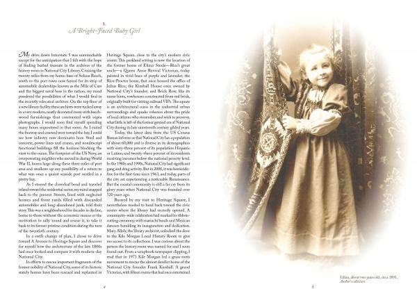A girl in a dress stands before a curtain, reflecting the elegance found in “The Life and Times of Lilian J. Rice, Master Architect” by Schiffer Publishing, Ltd.