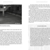 A black-and-white photo in *Ghost Hunting in Michigan* by Schiffer Publishing, Ltd. shows a shadowy figure near a basement column, alongside text describing Michigan ghost hunts and investigators' personal experiences at haunted sites.