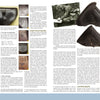 A Schiffer Publishing, Ltd. magazine page features multi-column text on WW2 holsters, including the Walther P.38, with various leather holster photos, close-ups of makers’ marks, and a wartime black-and-white photo of a soldier writing.