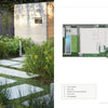 Regional Landscape Architecture: Southern California by Schiffer Publishing, Ltd. features modern private gardens with large stone pavers in grass and lush plants, plus aerial plans of homes, pools, and planting areas typical of the region.