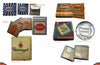 Ruhetag: The Day to Day Life of the German Soldier in WWII by Schiffer Publishing, Ltd. features vintage condom packaging—boxes and wrappers labeled Sandidor, Miquin, Odile, Parisi, Blauwögel, and Erka—highlighting health and hygiene.