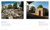 Two images from "Jewish Treasures of the Caribbean" by Schiffer Publishing, Ltd.: a historic Jewish cemetery and a stone building with an arched doorway in Bridgetown, Barbados, celebrating the rich heritage of Caribbean synagogues.
