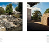 Two images from "Jewish Treasures of the Caribbean" by Schiffer Publishing, Ltd.: a historic Jewish cemetery and a stone building with an arched doorway in Bridgetown, Barbados, celebrating the rich heritage of Caribbean synagogues.