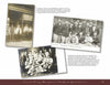 Three sepia-toned vintage photos from Lancaster County, Pennsylvania, Postcards by Schiffer Publishing, Ltd. capture local baseball teams and a shop group, offering a glimpse into Lancaster’s rich history and baseball heritage.
