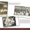 Three sepia-toned vintage photos from Lancaster County, Pennsylvania, Postcards by Schiffer Publishing, Ltd. capture local baseball teams and a shop group, offering a glimpse into Lancaster’s rich history and baseball heritage.