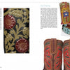 A close-up from "The Art of Leather Inlay and Overlay" by Schiffer Publishing, Ltd. showcases detailed leather boots and belts, featuring colorful floral and geometric patterns that highlight fine leather craftsmanship.