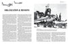 A black-and-white spread from Schiffer Publishing, Ltd.'s "United States Navy and Marine Corps Aviation Squadron Lineage, Insignia, and History" shows an article with aircraft images and Marines working on a vintage plane.