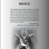 A page from Werewolves features the heading PART TWO: MAGICK and an illustration of a standing werewolf. Beneath, there’s a 1628 quote on lycanthropy and werewolves by Richard Verstegan.