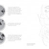 A grayscale spread from "Dot Drawing" by Schiffer Publishing, Ltd. shows three stippled circular insect wing images with text on the left, and a large, faint beetle, eye symbol, and rose illustration on the right page.