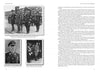 A two-page spread from "Heinrich Himmler" by Schiffer Publishing, Ltd. shows black-and-white photos of Himmler and Waffen-SS officials in uniform, with German captions and English biography text visible.