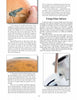 A page from "InLace Techniques" by Schiffer Publishing, Ltd. features step-by-step photo guides and instructions for applying InLace resin inlay—ideal for woodturners and gourd carvers.