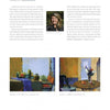 A page from Schiffer Publishing's "100 Boston Painters" features Boston artist Kimberlee Alemian, her biography, a portrait, and images of two works: “Orange Chair” (indoor scene) and “Daydreams” (serene outdoor view).