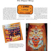 A page about pinball history features The Complete Pinball Book by Schiffer Publishing, Ltd., highlighting a Gottlieb Flipper Skill Game badge, a colorful KILROY backglass, and a classic playfield full of bumpers and targets.