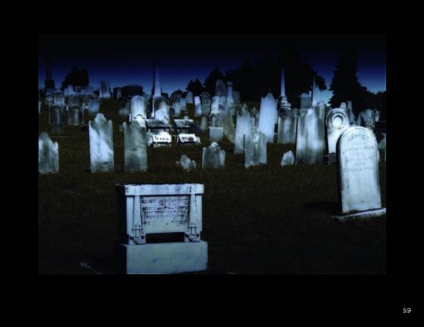 Ghosts in the Cemetery" by Schiffer Publishing, Ltd. explores haunted graveyards at night, with headstones recalling classic ghost stories and eerie cemetery whispers.