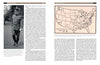 A two-page spread from "To Hell with the Kaiser, Vol. I" (Schiffer Publishing, Ltd.) shows a black-and-white photo of a uniformed Doughboy with text on the left, and a labeled U.S. Army World War I camps map plus related text on the right.