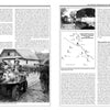 A newspaper page featuring a military vehicle related to the history of The 23rd Waffen-SS Volunteer Panzergrenadier Division Nederland, published by Schiffer Publishing, Ltd.