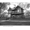 Black-and-white photo of the Former Governor’s Mansion in Bismarck, a famed haunted site featured in Schiffer Publishing, Ltd.’s "Spooky Creepy North Dakota.