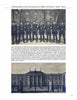 Black-and-white photos from "SS-Brigadeführer und Generalmajor der Waffen-SS Theodor Teddy Wisch" by Schiffer Publishing, Ltd.: Top—Wisch with uniformed men before a building; bottom—a large multi-story building and courtyard; captions appear between images.