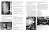 A two-page magazine spread from Schiffer Publishing, Ltd. features black-and-white photos, captions, and diagrams of the Douglas XB-19 bomber, alongside detailed technical text on its engine components and systems.