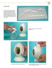 Step-by-step instructions from Schiffer Publishing, Ltd.'s Sugar Art teach how to use lace molds with fondant to decorate panorama eggs—learn brushing lace, attaching it to a hollow egg on a stand, and sealing seams with fondant trim.