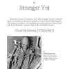 A page in Strange Kentucky Monsters by Schiffer Publishing, Ltd. explores Kentucky cryptid reports, showing a black-and-white photo labeled Giant Skeletons (1792–1965) with a caption on photographic evidence.