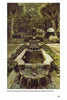 Cascading water flows through a lush garden framed by tall palms, evoking classic Hollywood glamour—just like the settings featured in "More Hollywood Homes" from Schiffer Publishing, Ltd.