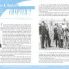 A magazine spread featuring text about Juan Trippe and Pan Am, a portrait of Trippe, and a vintage propeller plane photo illustrates the golden age of aviation, as explored in "Hunting the Wind" by Schiffer Publishing, Ltd.