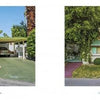 A collage of a house with diverse architectural styles, inspired by Palm Springs trailer park homes, from "Small Dreams" by Schiffer Publishing, Ltd.