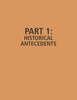 An orange background with black text in the center reads PART 1: HISTORICAL ANTECEDENTS, introducing The Model 1891 Carcano Rifle by Schiffer Publishing, Ltd. and its role as an iconic Italian service rifle.