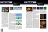 A magazine spread in The SNES Omnibus by Schiffer Publishing, Ltd. reviews SNES classics with screenshots, game covers, and columns detailing gameplay and publisher, each section labeled with bold, black-and-white headings.