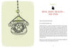 An illustrated ornate cauldron with a pentacle hangs from a chain on a pale green background, beside a book page from "The Healthy Witch" by Schiffer Publishing, Ltd., a holistic witchy workbook introducing magikal healing.