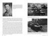 A black-and-white book spread from "Famine, Sword, and Fire" by Schiffer Publishing, Ltd. shows a Chinese military officer's portrait and two photos of Chinese Army T-26 tanks at the Salween River battle, each with descriptive captions.