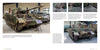 The Schiffer Publishing, Ltd. Panzerkampfwagen IV, a WWII German tank with camouflage paint, is shown in a museum alongside other military vehicles, with the right page offering close-up and rear views plus detailed descriptions.