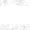 Watercolor Cards by Schiffer Publishing, Ltd. feature a rectangular white card framed with light gray, hand-drawn floral borders inspired by Kristy Rice. The blank center is perfect for your personal message—art for joy’s sake.