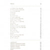 The Life and Work of Harry Bertoia by Schiffer Publishing, Ltd. features a table of contents with 20 main sections, chronology, appendixes, notes, bibliography, and index, all in a serif font spotlighting mid-century modern artist Harry Bertoia.