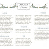 An informative chart titled All About Lobsters, with watercolor art from The Lobsters' Night Before Christmas by Schiffer Publishing, Ltd., covering lobster traits, diet, molting, reproduction, and climate change effects—ideal for kids.