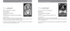 A page from Schiffer Publishing's Tarot of the Moors deck features black-and-white illustrations and detailed descriptions for Judgment and The World cards, including upright/reversed meanings, associations, and keywords in the Major Arcana section.