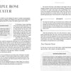 A two-page spread from Ghost Hunting in Michigan by Schiffer Publishing, Ltd. features blocks of text, fun facts, and investigative notes about haunted Michigan sites on gray backgrounds, with no images or photos included.