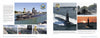 The US Navy's Fast-Attack Submarines, Vol. 2 by Schiffer Publishing, Ltd. features a two-page spread with photos of fast-attack subs at sea and in port, informative text, and two submarine-themed insignias.