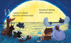 A group of woodland animals sit on grass, gazing at a glowing yellow moon reflected on water. "A Poem Is a Firefly" by Schiffer Publishing, Ltd. features the text: A poem is a firefly upon the summer wind... Instead of shining where she goes.