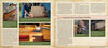 A book spread from "How to Build a Flatiron Skiff" by Schiffer Publishing, Ltd. features step-by-step photos, tool images, woodwork close-ups, and captions that explain wooden boat building techniques such as joining planks at the bow.