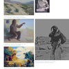 Shadows on the Mesa by Schiffer Publishing, Ltd. features a collage of Kate Cory’s paintings and photos, including desert scenes, a Hopi weaver portrait, and Native American women’s images, all with descriptive captions and credits.