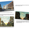A page from "Lexington, Kentucky" by Schiffer Publishing, Ltd. features a recent East Main Street photo, vintage postcards, and the Phoenix Hotel, with text highlighting historic Lexington architecture and photography.