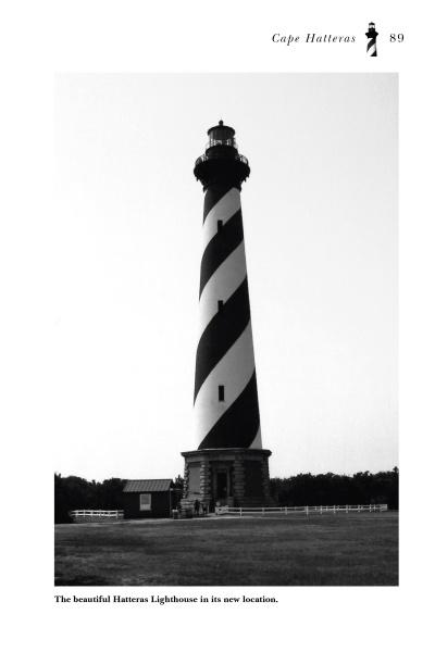 Ghosts of the Outer Banks" by Schiffer Publishing, Ltd. features a black and white photo of a lighthouse, evoking classic ghost stories and haunted legends from the coastal region.