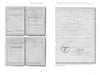 Two grayscale pages from Schiffer Publishing, Ltd.’s "French Units in the Waffen-SS" show WWII German documents: the left page has handwritten booklets; the right displays a typed certificate with a Nazi eagle seal, likely linked to French SS Charlemagne Division.