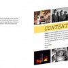 The contents page of "Rockets and Missiles of Vandenberg AFB" (Schiffer Publishing, Ltd.) features B&W and color photos of launches, satellites, and suited people, with chapter titles, page numbers beside the images, and a dedication on the left.