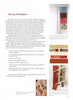 A page from "Making the Lancaster Diamond Sampler" by Schiffer Publishing, Ltd. explains piecing with measurement tips and step-by-step images showing fabric strips, a clear ruler, rotary cutter, and colorful patchwork blocks.